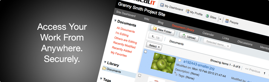 Access your work from anywhere securely.