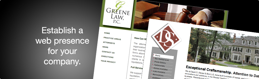 Establish a web presence for your company.